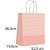 Sacola para Presente Decorada Nude Rosas GD 32X38X19CM - SCRITY - Imagem 1