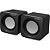 Caixa de Som P/ Computador 5W Conexao P2/USB Preta - Imagem 1