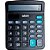 Calculadora de Mesa 12DIG. Preta Neo Solar - Imagem 1
