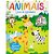 Livro com Adesivos Animais Fofinhos 21X28CM 24PAG - Imagem 1
