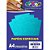 Papel A4 Glitter Azul Neon 180G. - Imagem 1