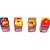 Borracha Decorada PETS Cubo Decorado 4CORES - Imagem 3