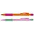 Lapiseira 0.5MM POLY SLIM ROSA/LARANJA C/GRAF - Imagem 3