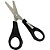 Tesoura Escolar G-0120 Preta 13CM - Imagem 4