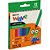 Lapis de COR Sextavado Bazze Wave Mini Reciclado 12CO - Imagem 1