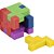 Borracha Decorada Tetris Cubo 6 em 1 - Imagem 2