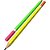 Lapis Preto Sextavado CIS Fluo 2B 5 Cores - Imagem 3