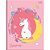 Caderno Brochura 1/4 Capa Dura Unicornio 80FLS. PCT.C/10 - Imagem 5
