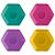 Borracha Colorida Ergonomica HEX. Color JOY 4COR DP.C/20 - Imagem 2