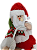 Papai Noel C/ Corda 36CM em Tecido Rio de Ouro - Imagem 2