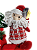 Enfeite Decorativo Papai Noel Pano árvore Calendário Madeira - WINCY - Imagem 2