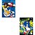 Caderno Caligrafia Capa Dura Sonic 40FLS Brochura Vertical PCT.C/05 - Imagem 1