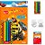 Livro Infantil Colorir KIT Lapis de COR HOT Wheels - Imagem 4