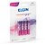 Pilha Recarregavel Palito AAA 1000MAH 1.2V C/04 - Imagem 1