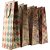 Sacola para Garrafa KRAFT Decorada 36X11X10CM PCT.C/12 - Imagem 1
