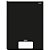 Caderno Brochurao STIFF SLIM 80FLS. Preto PCT.C/05 - Imagem 3