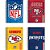Caderno 01X1 Capa Dura NFL 80FLS. PCT.C/04 - Imagem 1