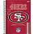 Caderno 01X1 Capa Dura NFL 80FLS. PCT.C/04 - Imagem 8