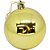Artigo para Decoracao Natal Bola 7CM FOSCA/LISA/GLIT.OURO PCT.C/06 - Imagem 1