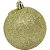 Artigo para Decoracao Natal Bola 5CM FOSCA/LISA/GLIT.OURO PCT.C/06 - Imagem 3