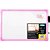 Quadro Aviso Magnetico 030X020CM C/ALCA Rosa - Imagem 2