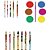 Maleta para Pintura Princesas KIT Pintura C/ADESIV (7899871622328) - Imagem 1