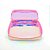 Estojo BOX PVC Holografico Rosa - Imagem 4