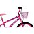 Bicicleta ARO 20 JULLY Rosa Neon C/CESTI - Imagem 4
