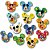 Jogo da Memoria em Madeira Mickey CLUB House 24 PCS - Imagem 2