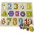 Brinquedo Pedagogico Madeira Encaixe Divertido Numeros (7908770604844) - Imagem 1