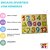 Brinquedo Pedagogico Madeira Encaixe Divertido Numeros (7908770604844) - Imagem 2
