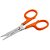 Tesoura Artesanal Bordar Fio Liso Laranja 10,8CM - Imagem 2