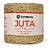 Fio de Juta 77M. Natural C/BRILHO Dourado Euroroma - Imagem 1