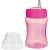 Copo Treinamento Rosa 300ML C/TAMPA Bico Flexiv - Imagem 3