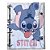Fichario de PVC STITCH Cristal Completo - Imagem 1