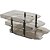 Caixa Correspondencia Tripla SLIM Movel Fume Selada - Imagem 1