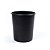 Lixeira para Escritorio Redondo Preto 10L 23X27 - Imagem 1
