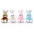 Coelhos de Pascoa Pelucia C/LACO Pescoco 20CM(S) - Imagem 1