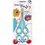 Tesoura Escolar Dupla Tandem Color JOY Blister - Imagem 3