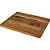 Utensilio Domestico Tabua Corte Madeira MD 33X23CM - Imagem 1