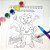 Livro Infantil Colorir Animais da Selva C/GUACHE GIZ - Imagem 2