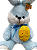 Pelucia Coelho C/ OVO FD5104 - Imagem 1