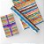 Papel Presente Bobina Couche 60CM. MOD.212 Listras Colorida BO-100MTS - Imagem 2