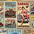 Papel Presente Bobina Couche 60CM. MOD.224 Carros Vintage BO-100MTS - Imagem 1
