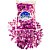 Lantejoula Metalizada Rosa Claro N.08 C/1000UNID. - Imagem 2