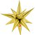 Balao Metalizado Festas Estrela de Pontas Ouro - Imagem 2