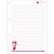 Bloco para Fichario Universit. Minnie 80FLS PCT.C/05 - Imagem 2
