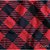 TNT Estampado 1,40M 40G Xadrezao VERMELHO/PRETO RL-25MTS - Imagem 1