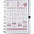 Caderno Inteligente Grande PINK Blossom  BY SOF 80FLS - Imagem 3
