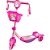 Patinete Unicornio C/LUZ,SOM e Cesta - DM TOYS - Imagem 1